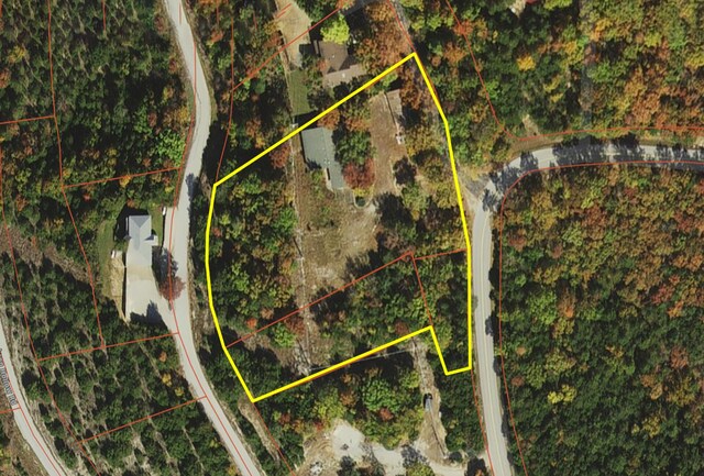 map of property location with property boundaries highlighted