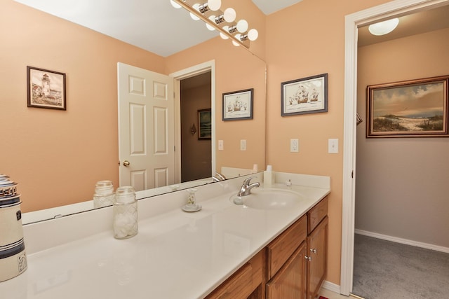 138 Canyon Forest Cir, Kimberling City, MO 65686 - bathroom with vanity and baseboards
