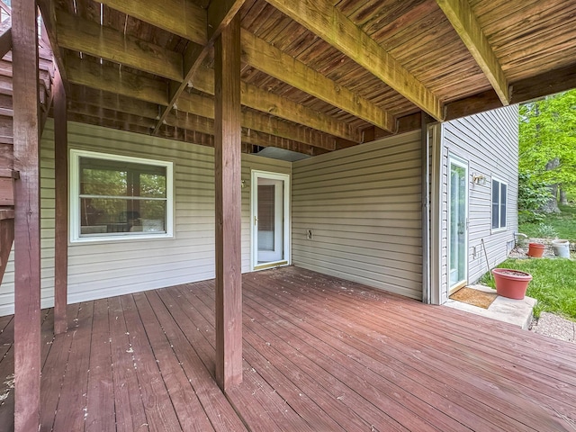 138 Canyon Forest Cir, Kimberling City, MO 65686 - view of wooden deck