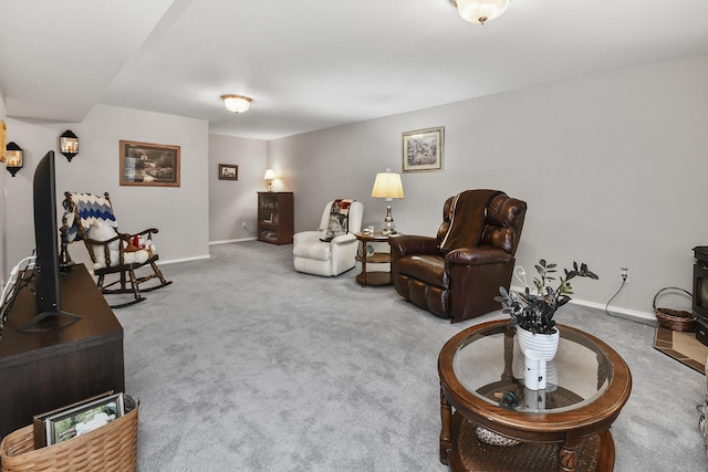 138 Canyon Forest Cir, Kimberling City, MO 65686 - living room with carpet flooring and baseboards