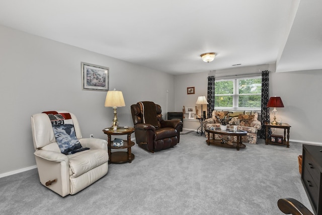 138 Canyon Forest Cir, Kimberling City, MO 65686 - carpeted living area with baseboards