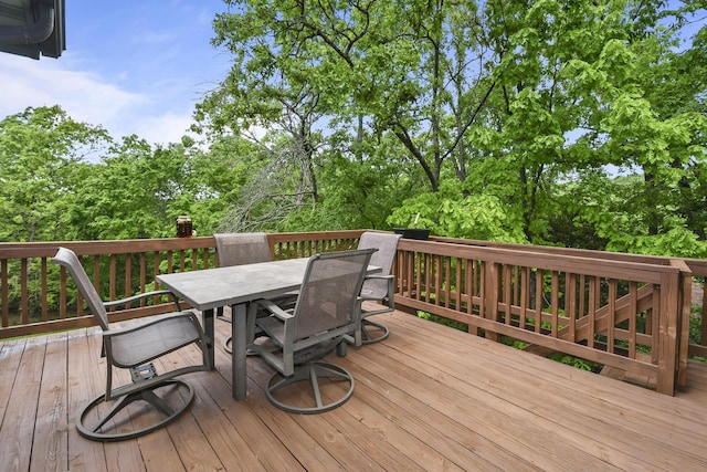 138 Canyon Forest Cir, Kimberling City, MO 65686 - deck featuring outdoor dining area