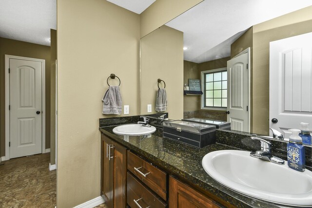 2107 S Gristmill Ct, Ozark, MO 65721 - bathroom featuring double vanity