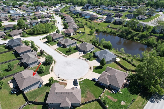 2107 S Gristmill Ct, Ozark, MO 65721 - aerial view of property and surrounding area with a large body of water and nearby suburban area
