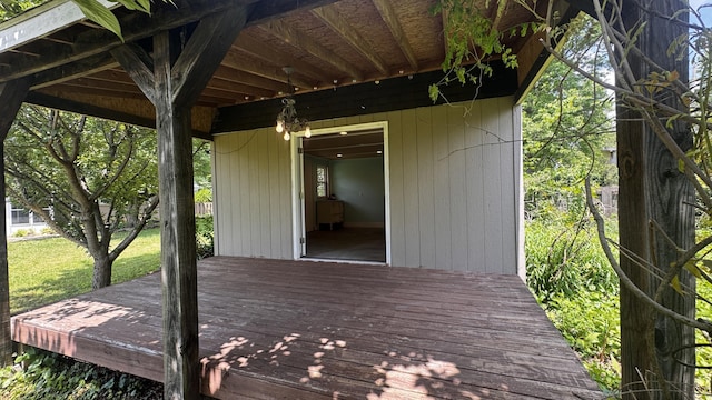 view of deck