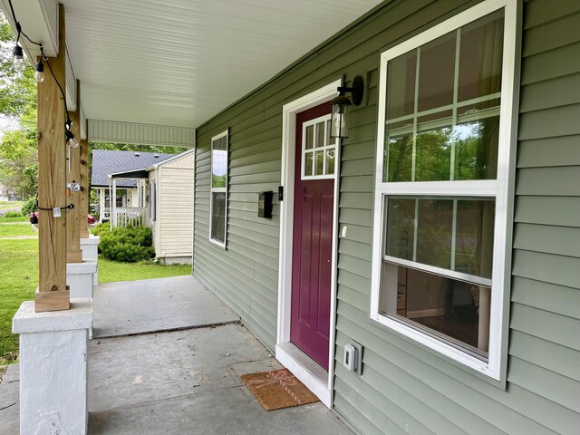 view of patio / terrace featuring a porch