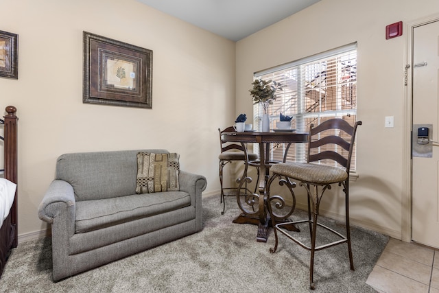 office featuring baseboards