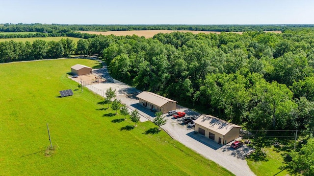 3701 S 1500th Rd, Rich Hill, MO 64779 - aerial view of property and surrounding area