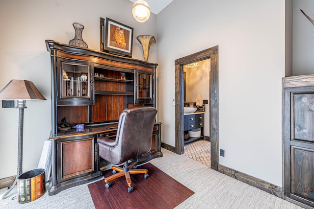 3701 S 1500th Rd, Rich Hill, MO 64779 - office space with carpet floors and baseboards