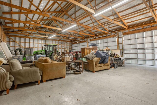 3701 S 1500th Rd, Rich Hill, MO 64779 - garage featuring metal wall