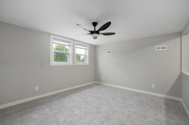 610 Chicago Ave, Marionville, MO 65705 - carpeted spare room featuring a ceiling fan and baseboards