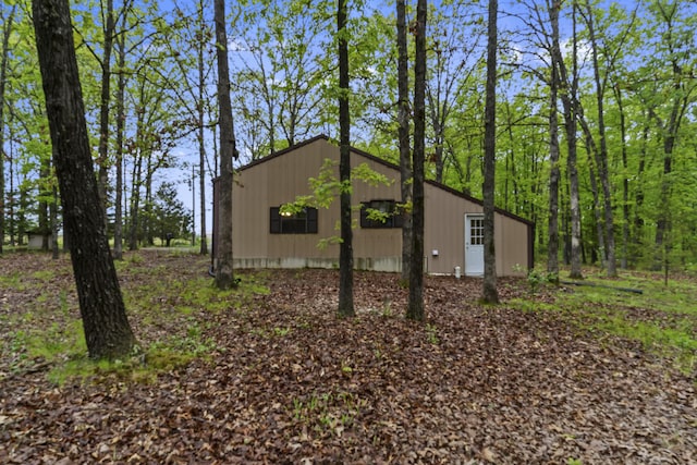 view of side of property
