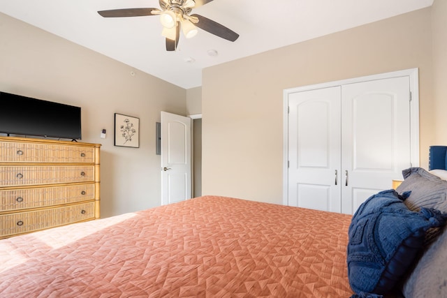 3112 S Vinyards Terrace Parkway Unit 4, Branson, MO 65616 - bedroom featuring a closet and ceiling fan