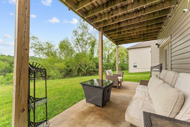 122 Thunder Ridge Ct, Branson, MO 65616 - view of patio featuring an outdoor living space