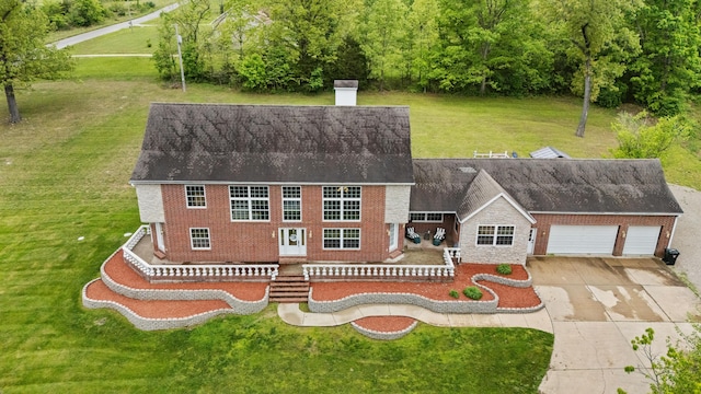 aerial view of property and surrounding area