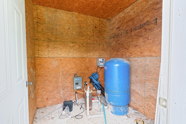 view of utility room