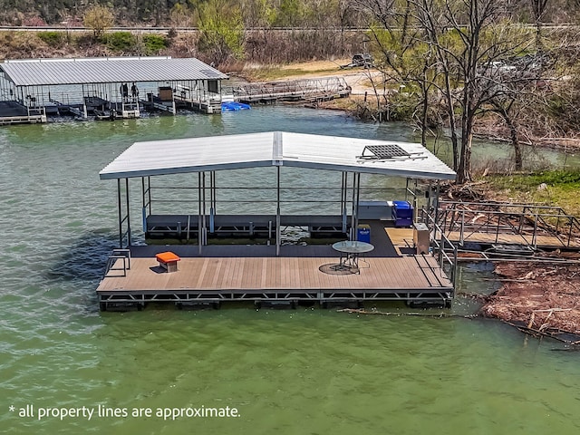 167 Motel Ln, Cape Fair, MO 65624 - dock area with a water view