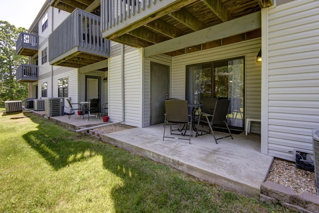 186 Bunker Ridge Dr Unit 2, Branson, MO 65616 - view of patio / terrace with central air condition unit