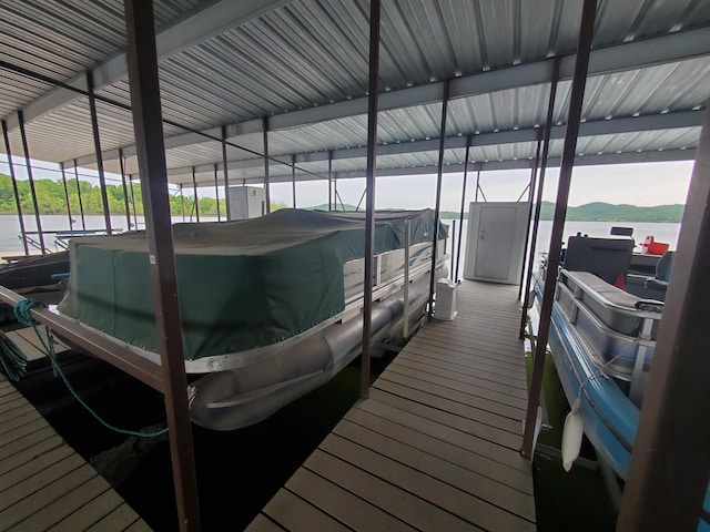 62 Turtledove Ln, Lampe, MO 65681 - dock area with boat lift and a water view