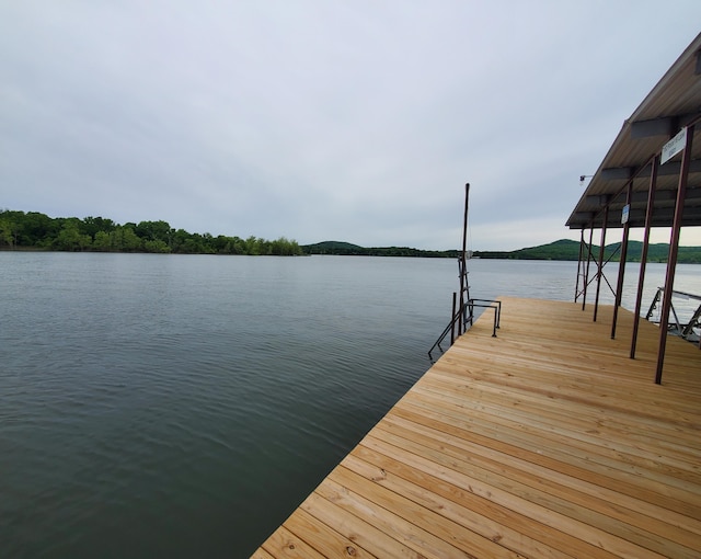 62 Turtledove Ln, Lampe, MO 65681 - dock featuring a water view
