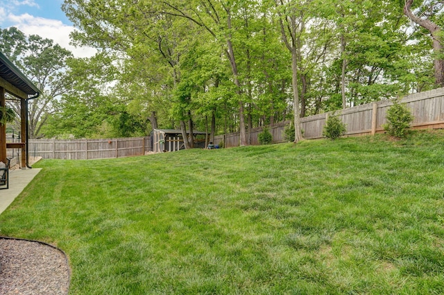 view of yard