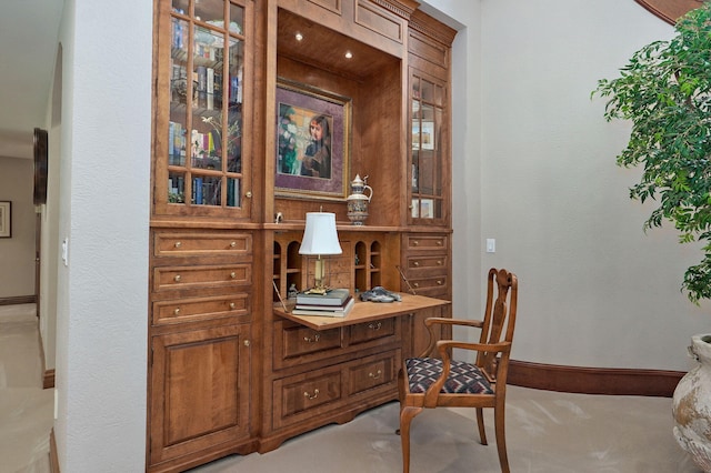 5245 S Stonehaven Dr, Springfield, MO 65809 - office space with baseboards and light carpet