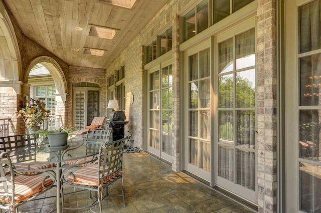 5245 S Stonehaven Dr, Springfield, MO 65809 - view of patio / terrace featuring covered porch
