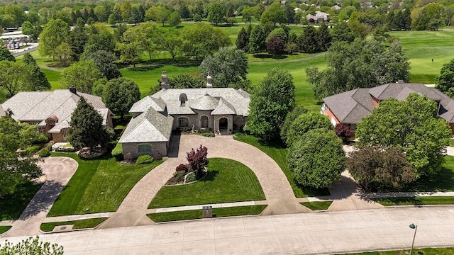 5245 S Stonehaven Dr, Springfield, MO 65809 - view from above of property featuring a local golf course and a tree filled landscape