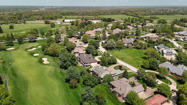 5245 S Stonehaven Dr, Springfield, MO 65809 - aerial perspective of suburban area with a golf course