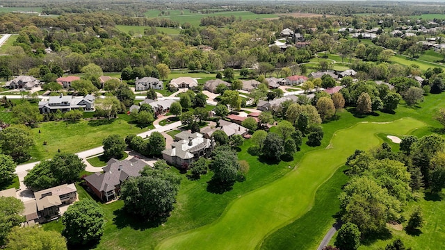 5245 S Stonehaven Dr, Springfield, MO 65809 - aerial perspective of suburban area featuring a golf club and a tree filled landscape