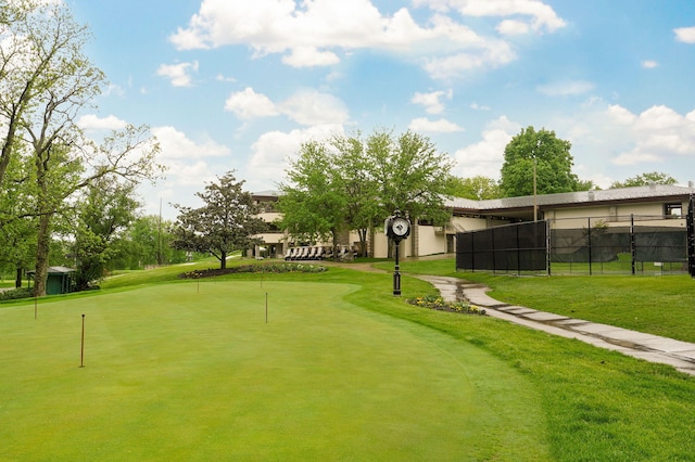 5245 S Stonehaven Dr, Springfield, MO 65809 - view of property's community with an area to practice putting and golf course view