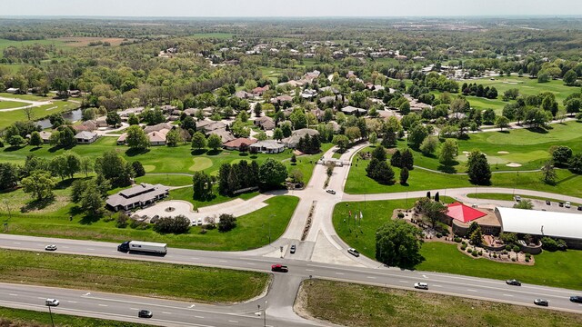 5245 S Stonehaven Dr, Springfield, MO 65809 - aerial perspective of suburban area featuring a golf course