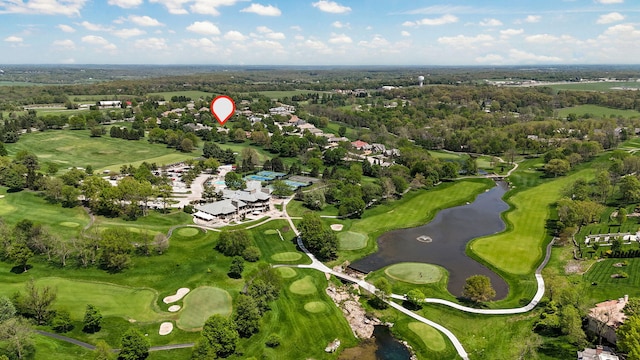 5245 S Stonehaven Dr, Springfield, MO 65809 - view of property location featuring a large body of water and a local golf course