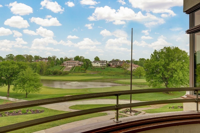 5245 S Stonehaven Dr, Springfield, MO 65809 - view of home's community with view of golf course and a lawn