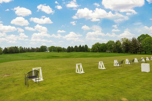 5245 S Stonehaven Dr, Springfield, MO 65809 - surrounding community featuring view of golf course, view of scattered trees, and a yard