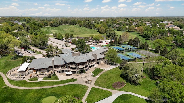 5245 S Stonehaven Dr, Springfield, MO 65809 - bird's eye view of a pool area