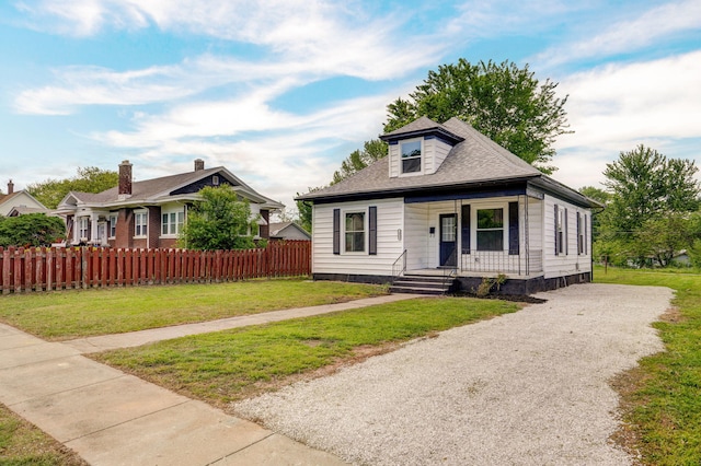 view of front of home with a porch