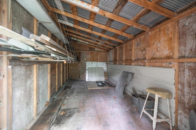 view of storage