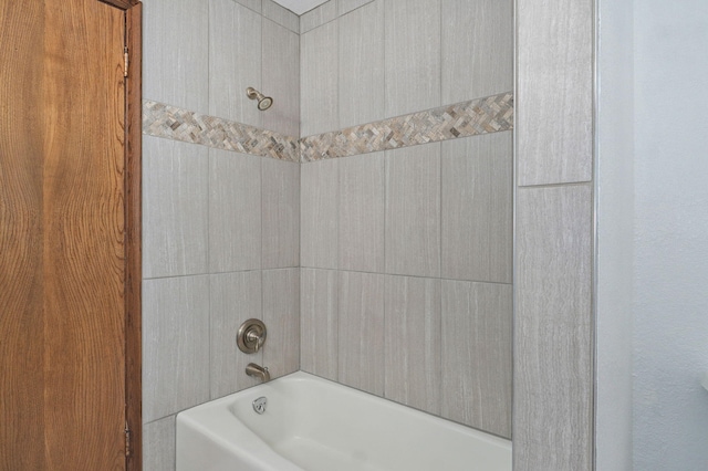 full bathroom featuring tub / shower combination