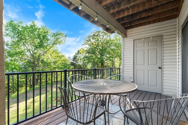 112 Overlook Dr Unit 5, Branson, MO 65616 - balcony featuring outdoor dining area