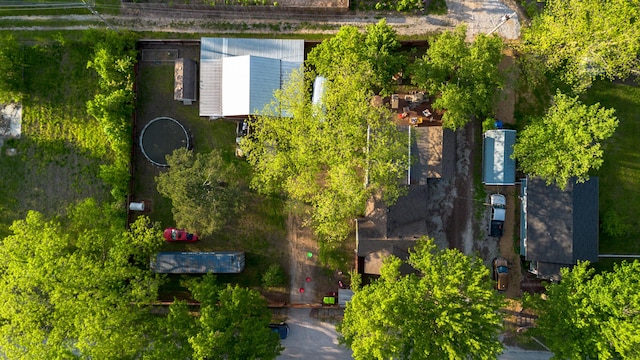111 W Olive St, El Dorado Springs, MO 64744 - drone / aerial view