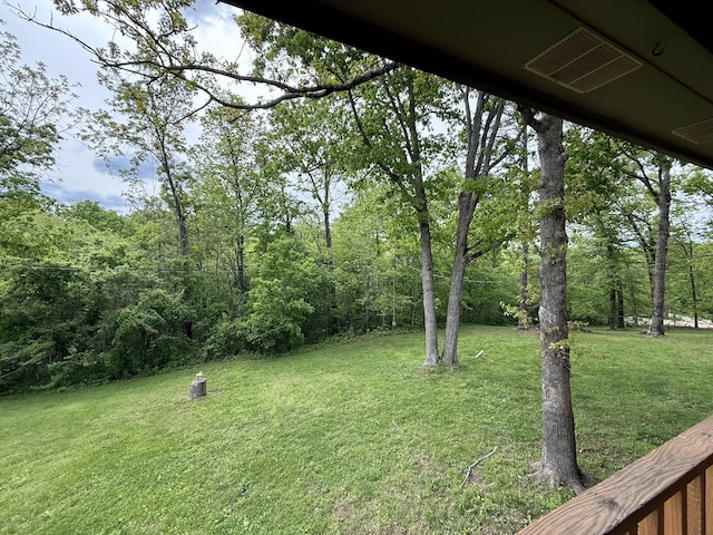 16709 Honeysuckle Hill Rd, Eminence, MO 65466 - view of green lawn