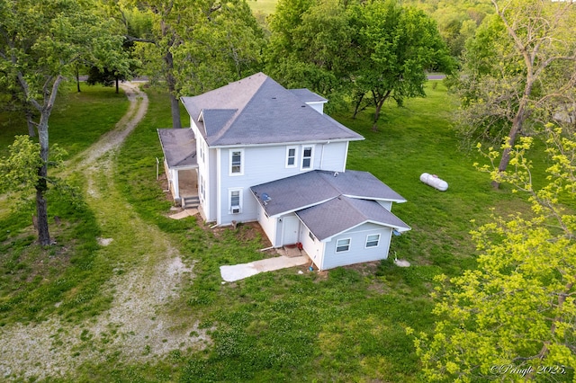 view of subject property