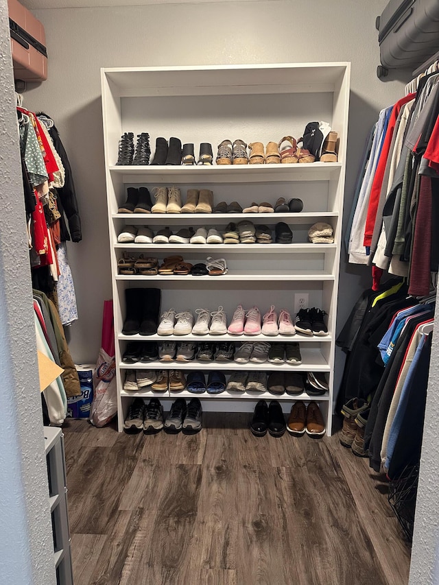 313 Washington St, Mountain View, MO 65548 - spacious closet featuring wood finished floors