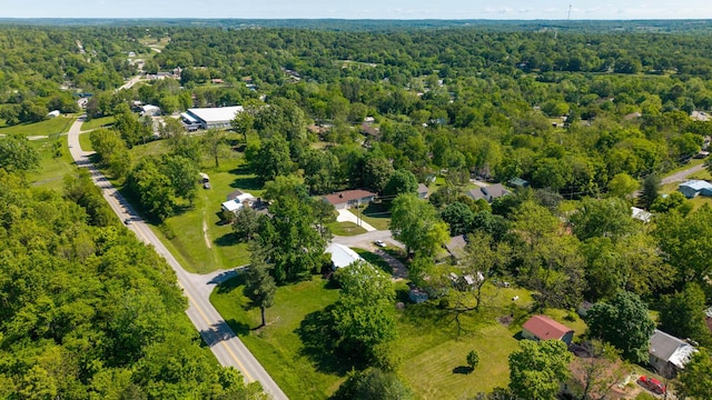 920 Oak St, Thayer, MO 65791 - aerial view of property and surrounding area with a forest