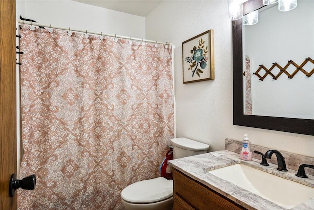 1215 E 515th Rd, Morrisville, MO 65710 - bathroom featuring toilet and vanity
