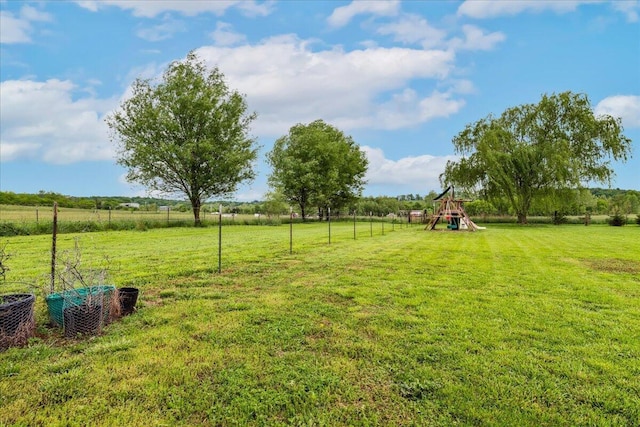 1215 E 515th Rd, Morrisville, MO 65710 - view of yard featuring a playground