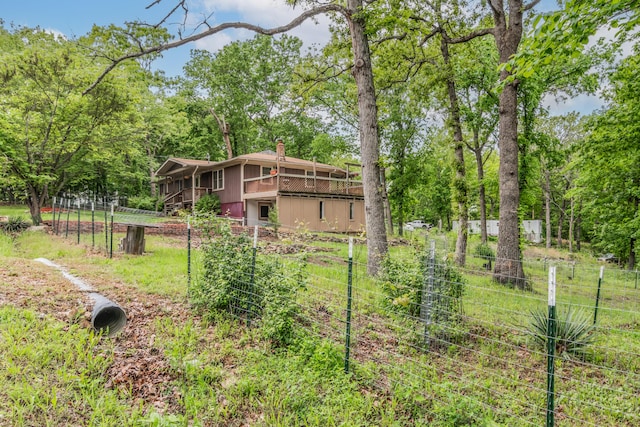713 Taneycomo Rd, Branson, MO 65616 - view of yard featuring fence