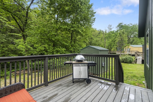 1226 Peace In Valley Rd, Blue Eye, MO 65611 - deck featuring a yard