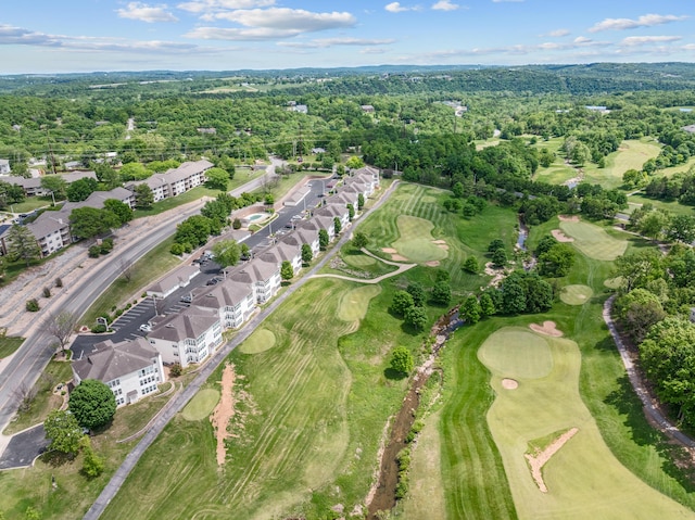 351 Wildwood Dr S Unit 5, Branson, MO 65616 - aerial view of property and surrounding area with a golf club